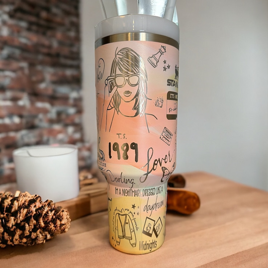 40 Oz Swiftie Stanley Tumbler - Perfect Gift For Fans